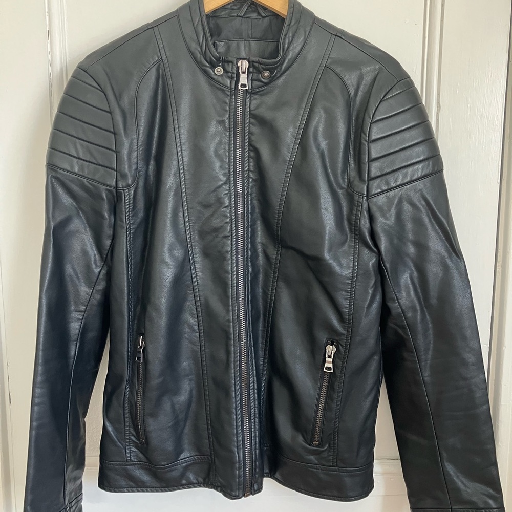 Faux Leather Jacket Men’s M